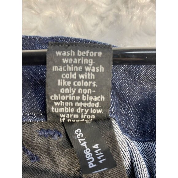The Limited Denim Fit & Flare 678 Women’s Jeans Size 4 R Dark Trouser Denim - Picture 6 of 12